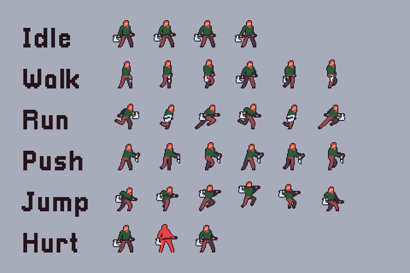 Pixel Art Character Sprite – Adr Alpujarra