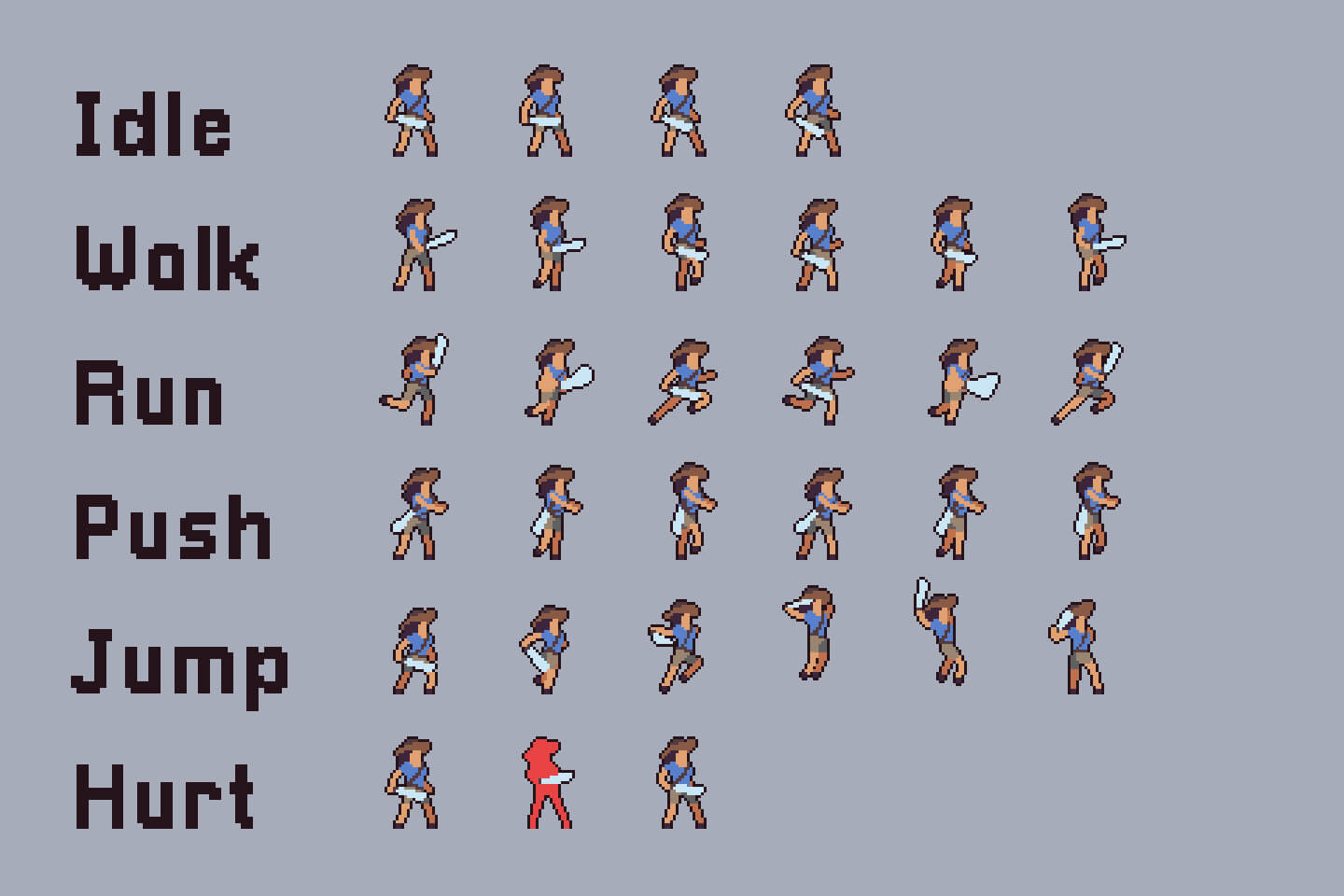 Pixilart - 32x32 Character Sprites by dragonkey