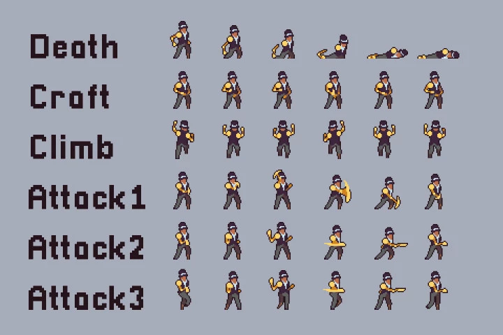 PIPOYA FREE RPG Character Sprites 32x32 by Pipoya