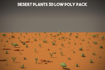 Free Desert Plant 3D Low Poly Models