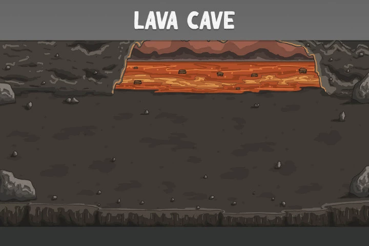 Cave Horizontal Battle Backgrounds