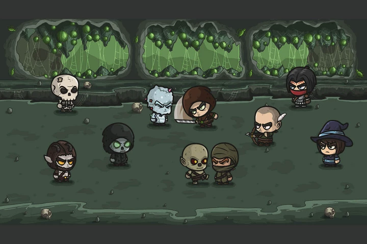 Cave Horizontal Battle Backgrounds