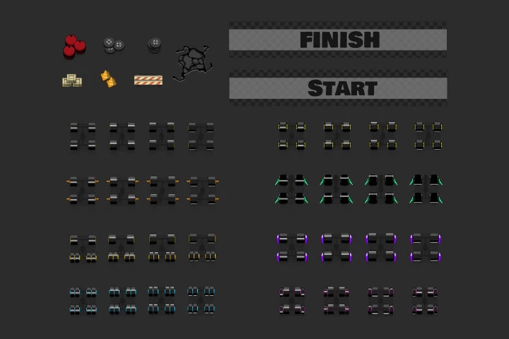 Rude Races 2D Game Kit