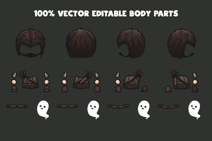 Archer 4-Direction Character Sprites