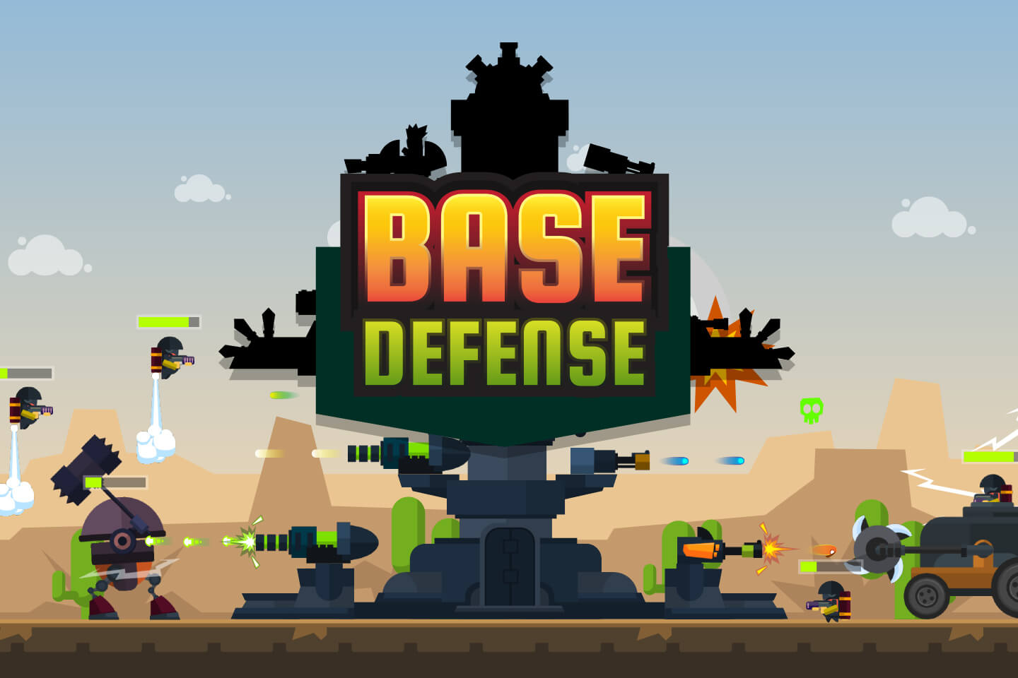 Base Defense 2D Game Kit 