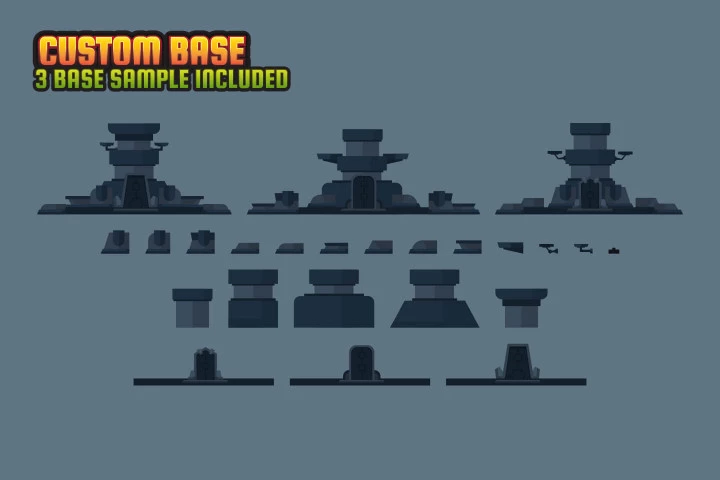 Base Defense 2D Game Kit