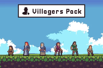 Free Villagers Sprite Sheets Pixel Art