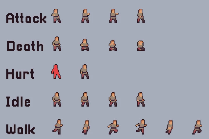 2D Minecraft sprite pack