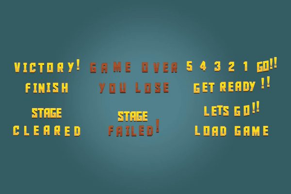 Animated Text Game Assets Pack 3 - CraftPix.net