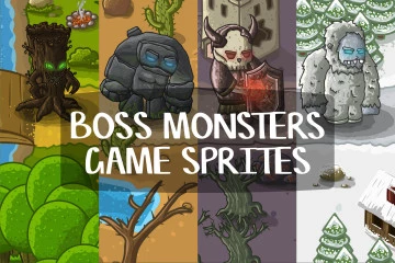 Boss Monster Game Sprites