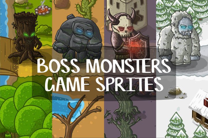 Free 2D Monster Sprites - CraftPix.net