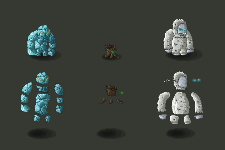 Boss Monster Game Sprites