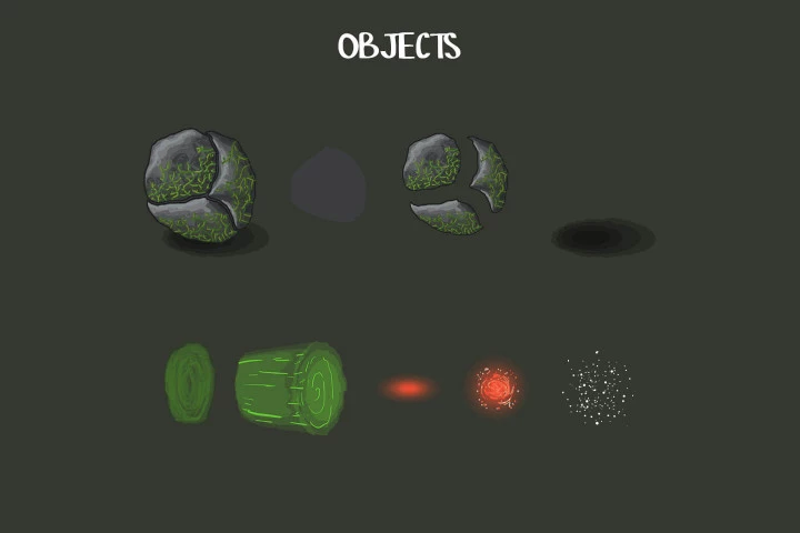 Boss Monster Game Sprites