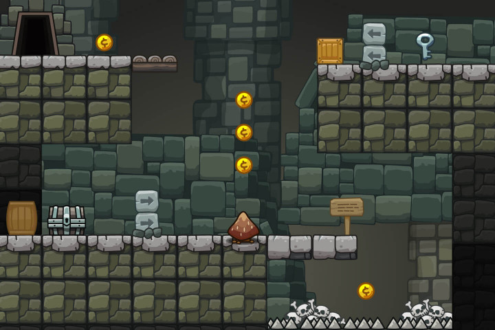 Cartoon Dungeon Platform 2D Tileset - CraftPix.net