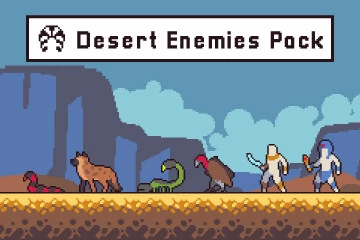 Free Desert Enemy Sprite Sheets Pixel Art