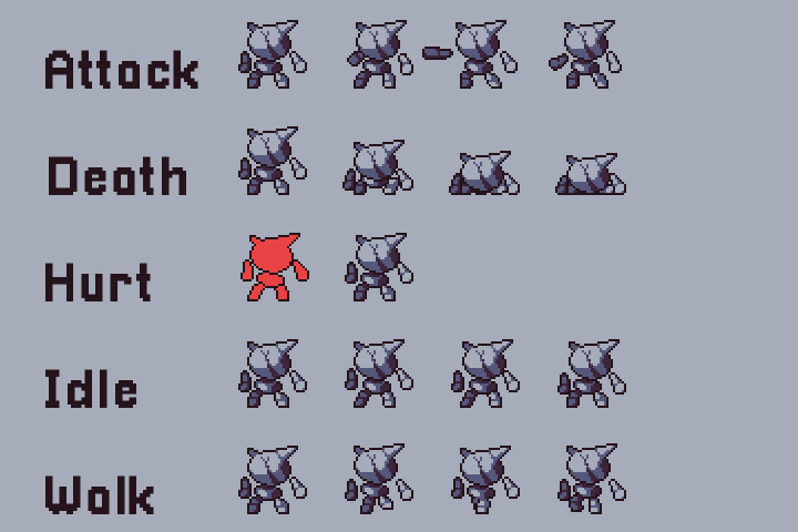 Ruin Enemy Sprite Sheets Pixel Art - CraftPix.net