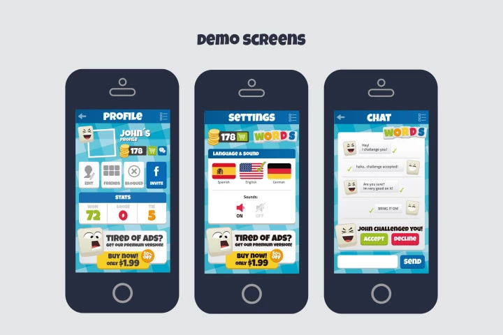 Words Puzzle 2D Game Kit