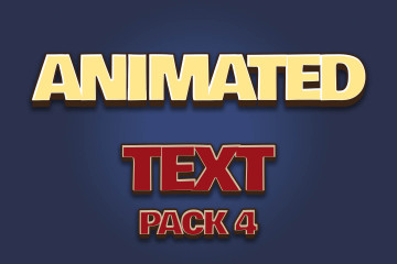 Animated Text Game Assets Pack 4
