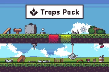 Animated Traps Pixel Art Pack