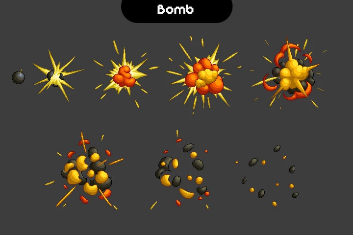 Animated Traps and Obstacles Pixel Art