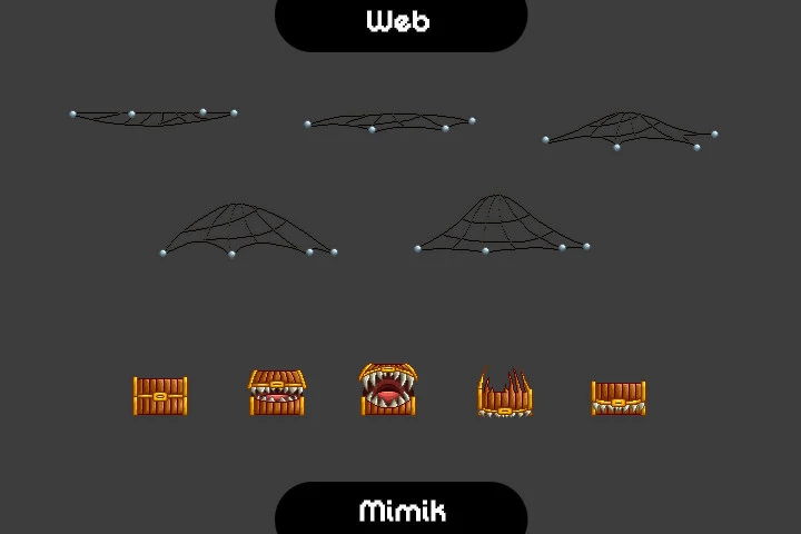 Animated Traps and Obstacles Pixel Art