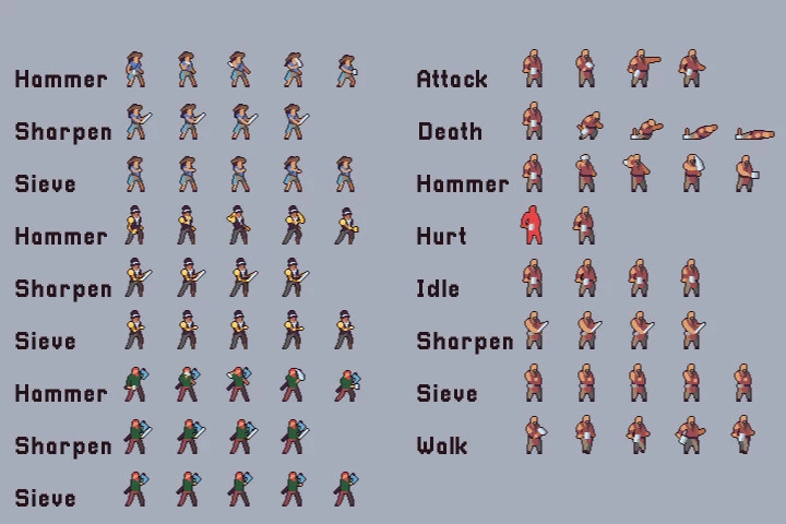 Blacksmith Craft Asset Pixel Art Pack