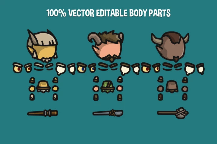 Free Satyr Tiny Style 2D Sprites