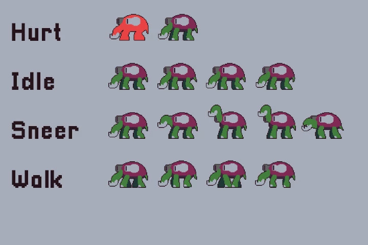 Free Swamp Bosses Pixel Art Character Pack