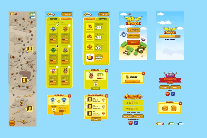 Plane Shooter 2D Game Kit