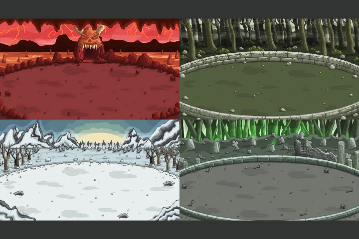 Battle Arena Game Assets Pack