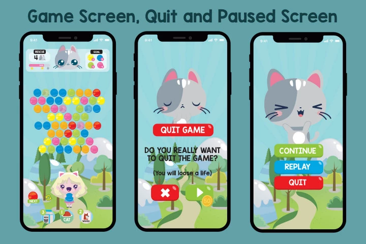 Bubble Shooter Game Assets Pack