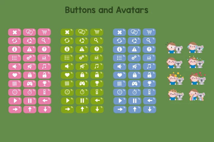 Candies Crush Match 3 Game Assets Pack