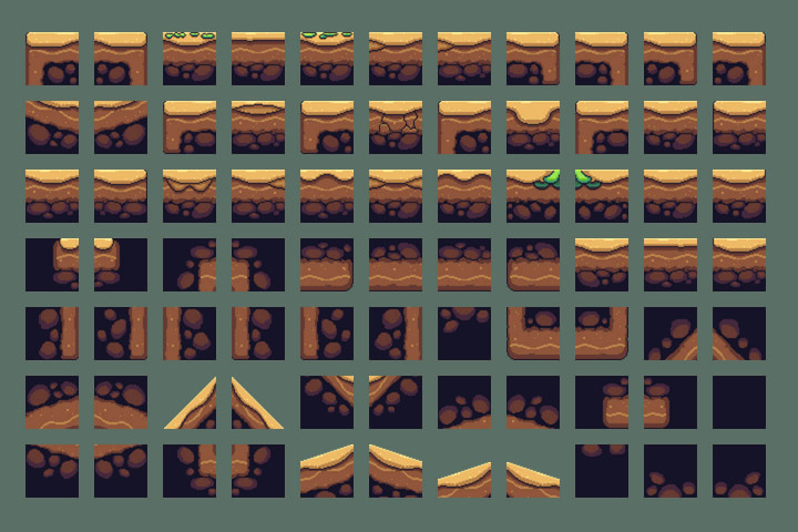 Desert Pixel Art Environment Assets Pack Craftpix Net