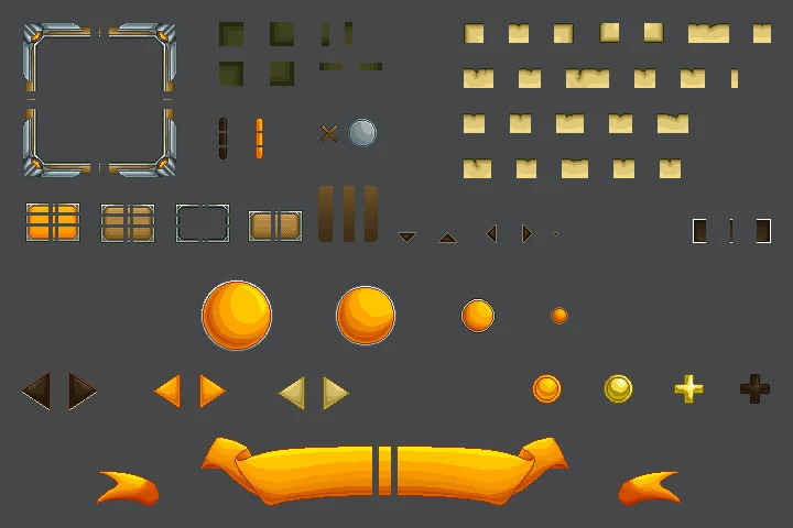 Fantasy Platformer Game UI