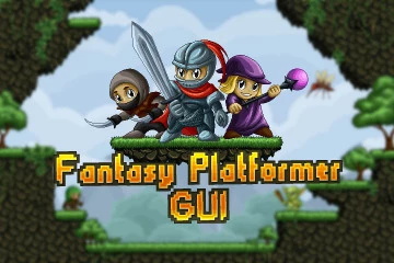 Fantasy Platformer Game UI