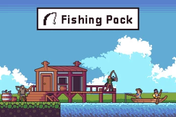 Free Fishing Game Assets Pixel Art Pack