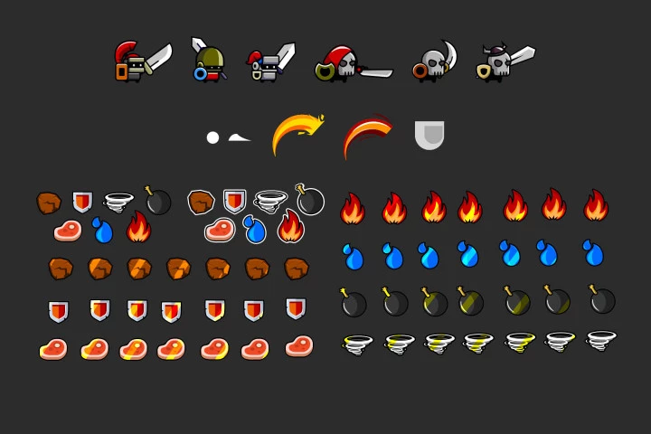 Gladiators 2D Game Kit