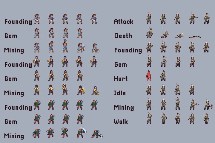 Mining Game Assets Pixel Art Pack