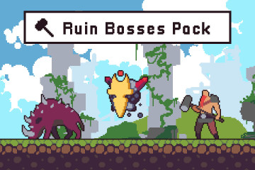 Ruin Bosses Pixel Art Character Pack