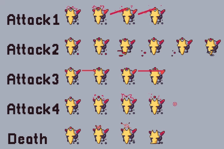 Ruin Bosses Pixel Art Character Pack