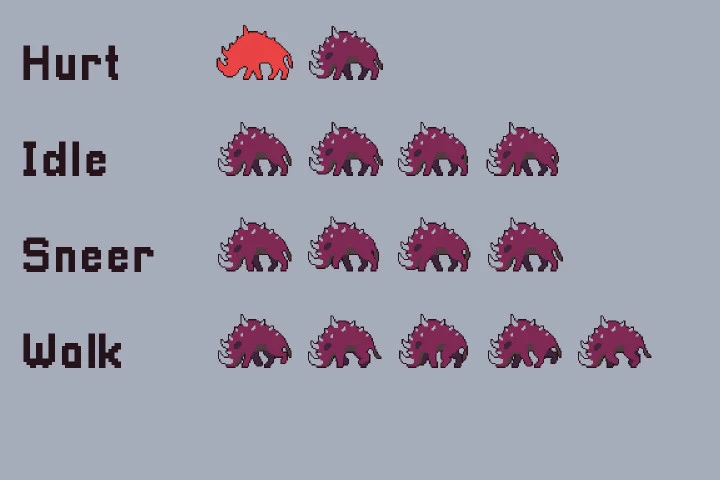 Ruin Bosses Pixel Art Character Pack