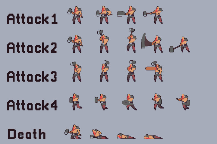 Ruin Bosses Pixel Art Character Pack - CraftPix.net