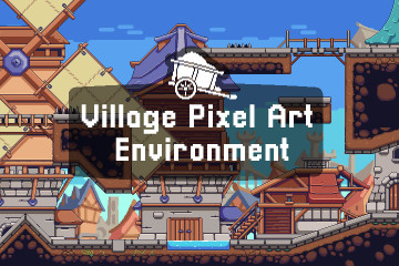 Village Pixel Art Environment Assets Pack