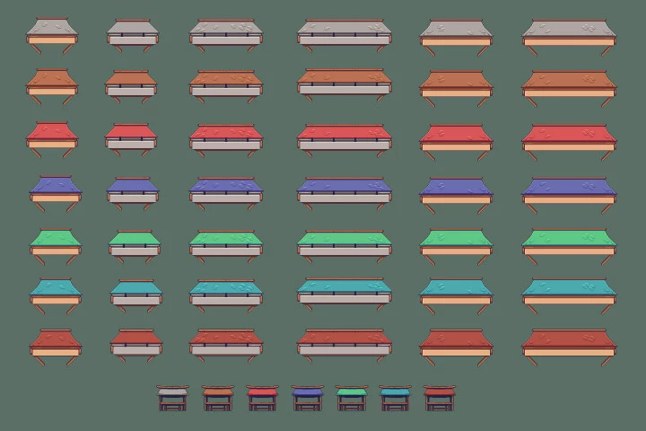 Village Pixel Art Environment Assets Pack