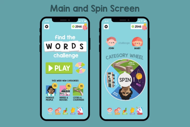 Words Game Graphic Assets Pack