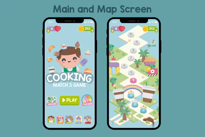 Cooking Match 3 Game Kit