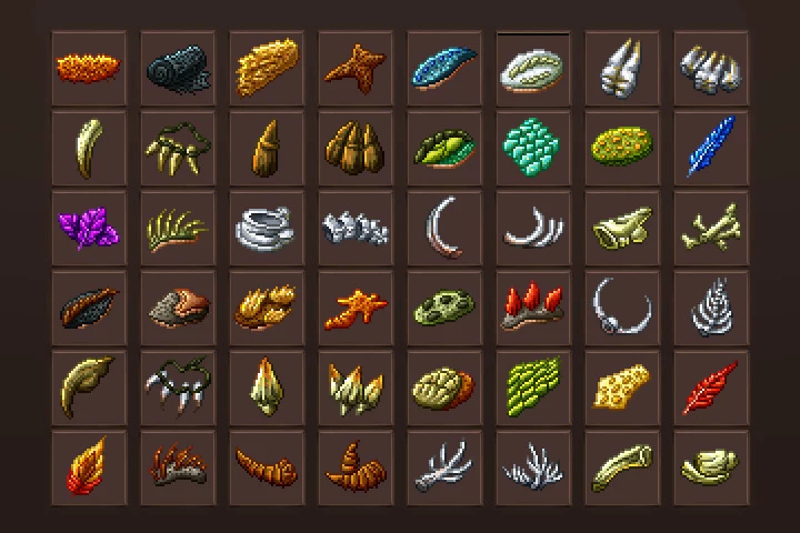 Free RPG Loot Icons Pixel Art