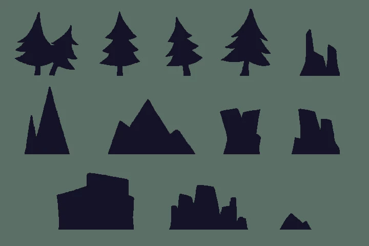 Frozen Pixel Art Environment Assets Pack