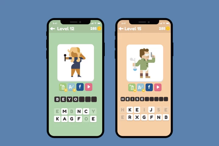 Guess the Character Flat Game Kit