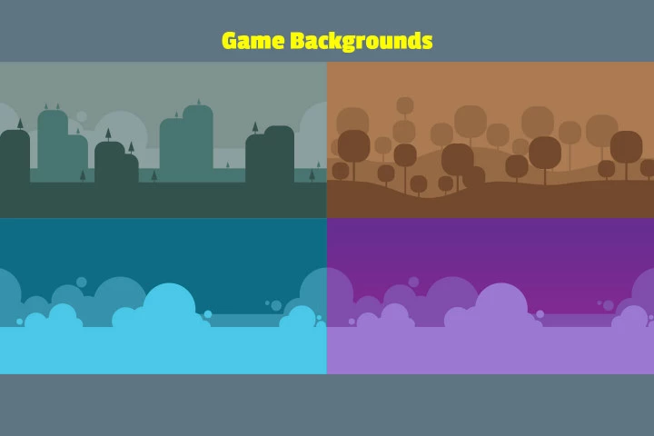 Jetpack Flat 2D Game Kit
